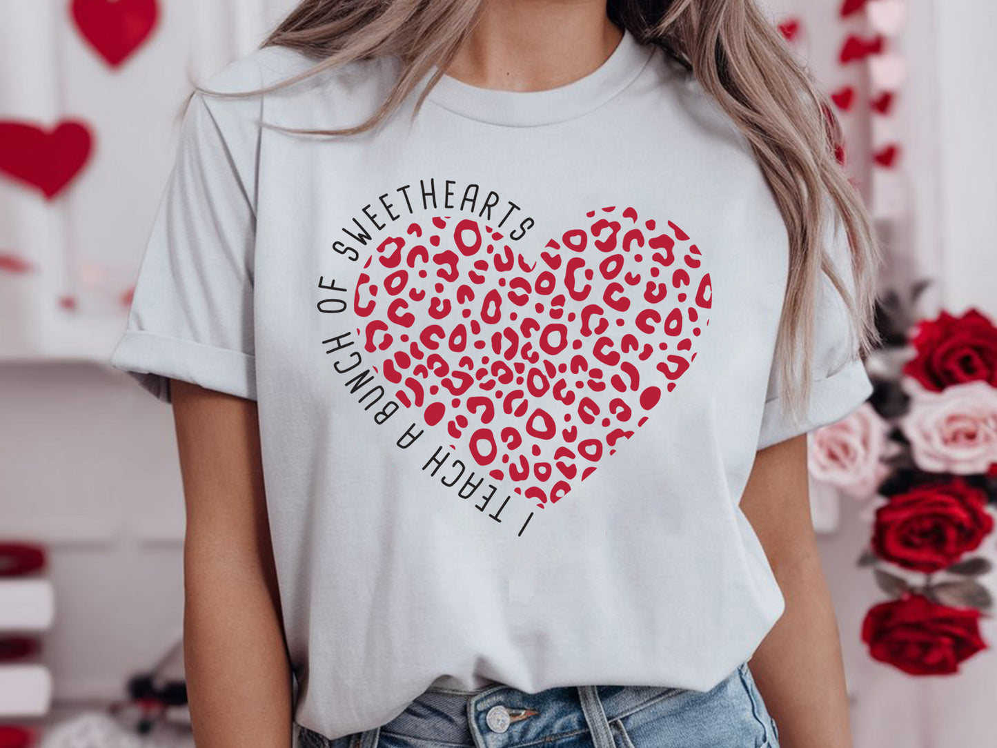 I Teach A Bunch of Sweethearts - Teacher Valentine SVG