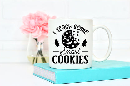 I Teach Some Smart Cookies, Teacher Christmas Shirt SVG