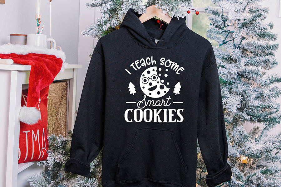 I Teach Some Smart Cookies, Teacher Christmas Shirt SVG
