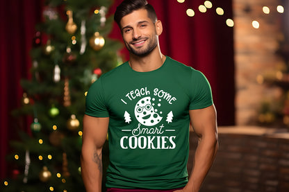 I Teach Some Smart Cookies, Teacher Christmas Shirt SVG