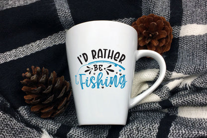 I'd Rather Be Fishing SVG File for Cricut