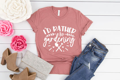 I'd Rather Be Gardening SVG File