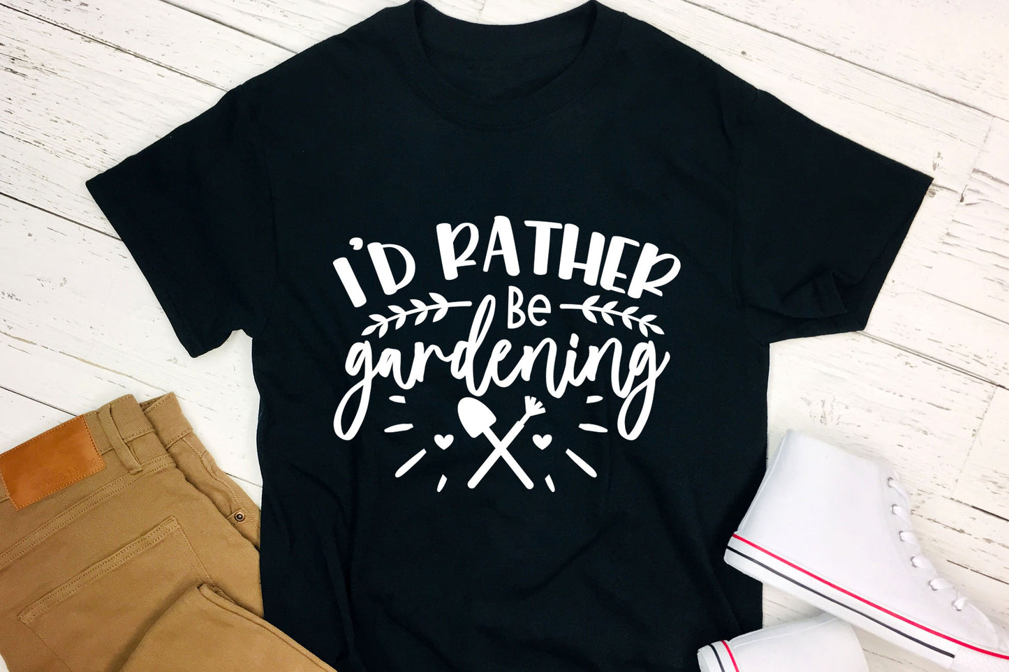 I'd Rather Be Gardening SVG File