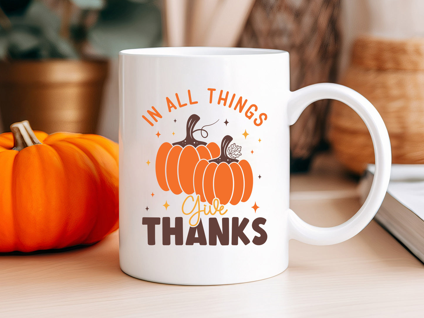 In All Things Give Thanks - Thanksgiving SVG File