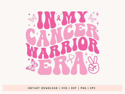 In My Cancer Warrior Era - Breast Cancer SVG Graphic