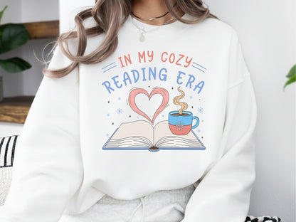 In My Cozy Reading Era, Funny Bookish Winter Sublimation