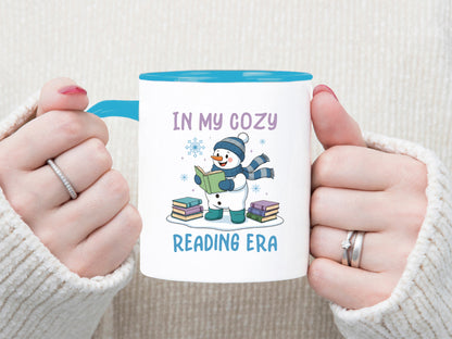 In My Cozy Reading Era, Snowman Bookish Winter Sublimation