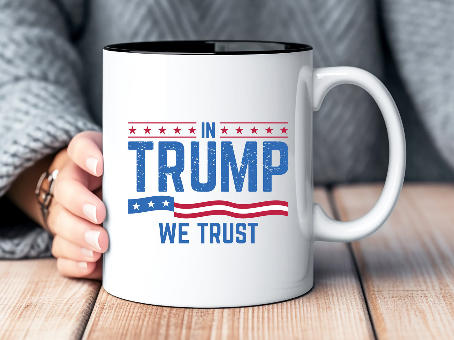 In Trump We Trust PNG Sublimation Design