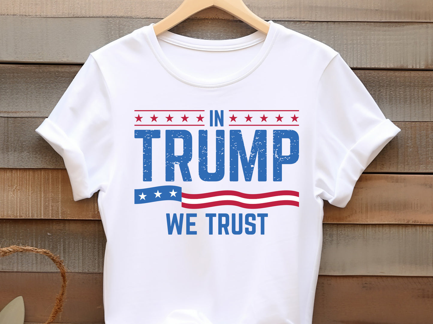 In Trump We Trust PNG Sublimation Design