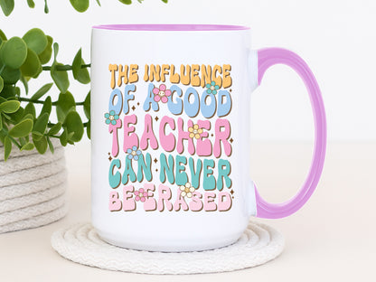 Influence of a Good Teacher Can Never Be Erased Groovy PNG