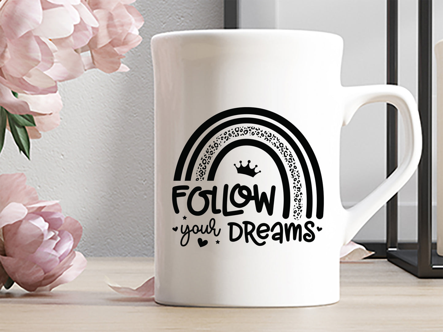 Inspirational Black Girl SVG - Follow Your Dreams