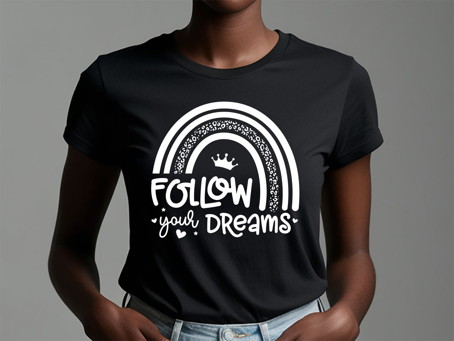 Inspirational Black Girl SVG - Follow Your Dreams