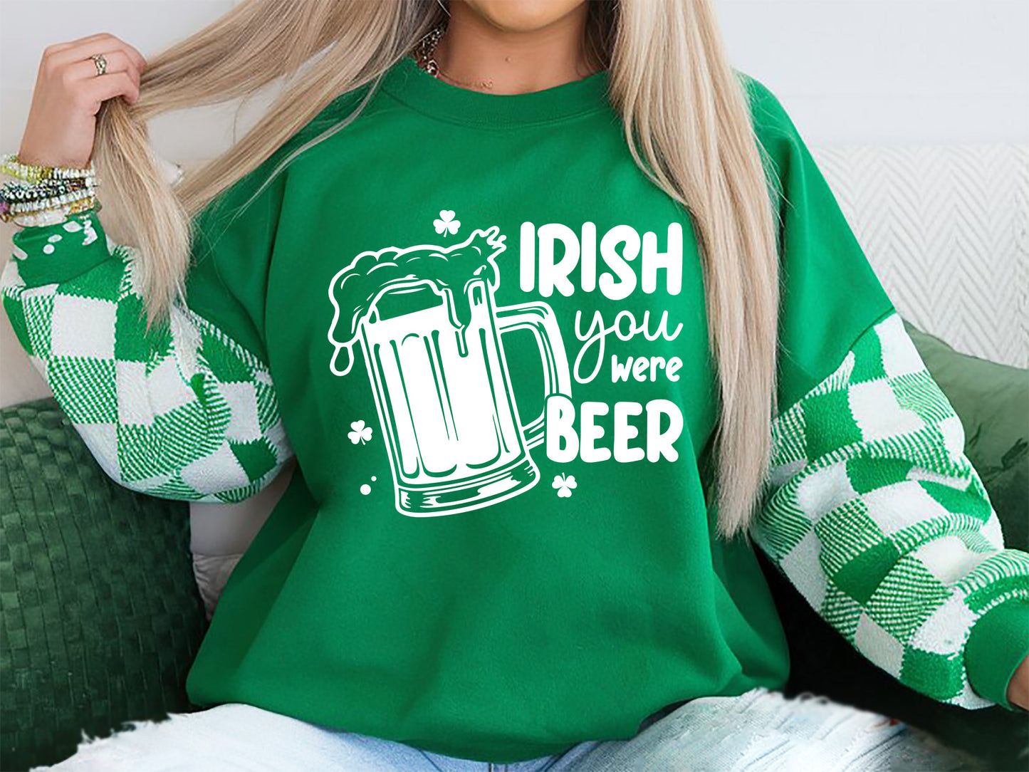 Irish You Were Beer, St Patrick's Day SVG Graphic