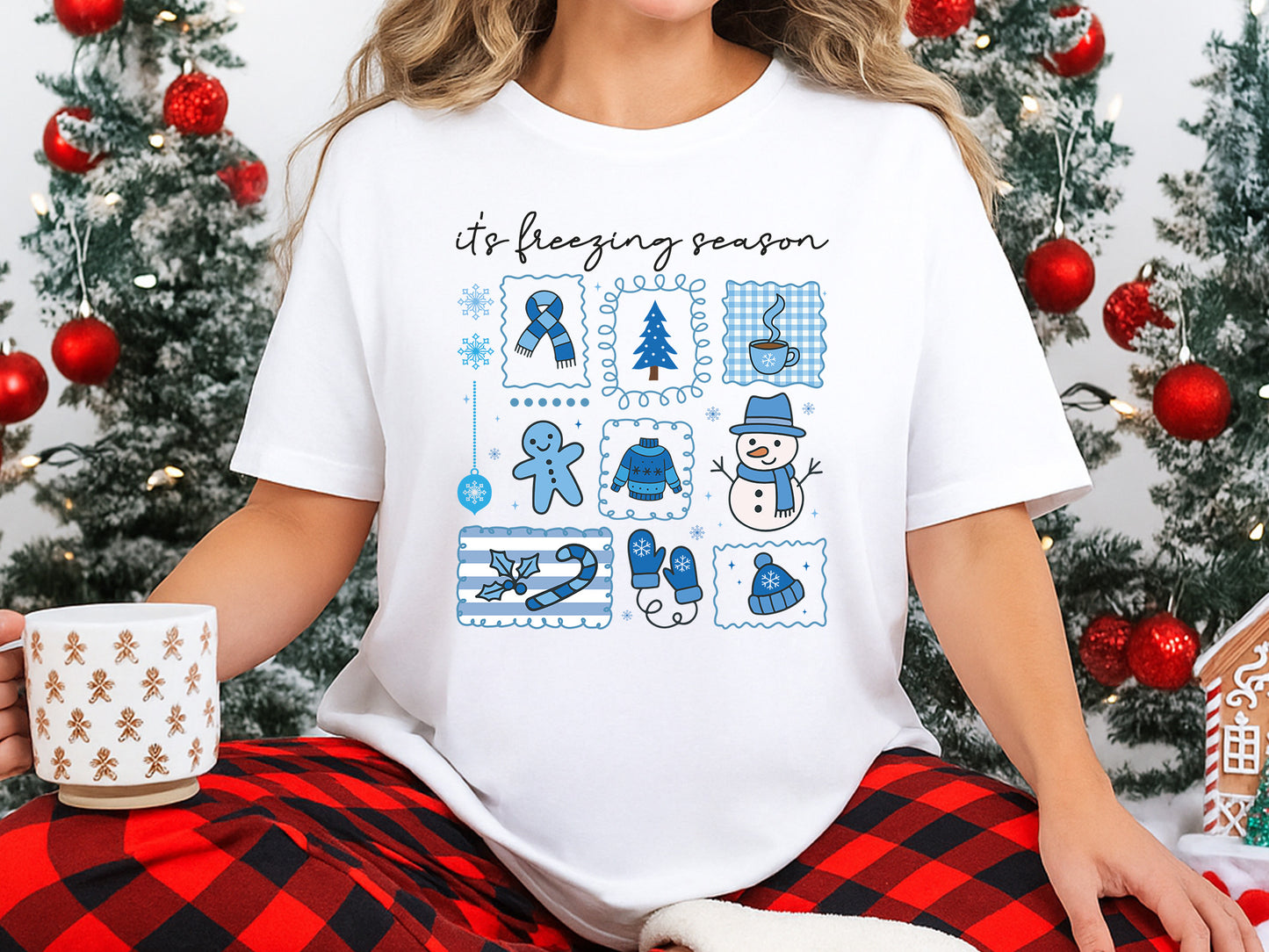 It's Freezing Season, Snowman Christmas Sublimation