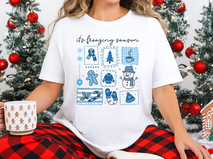 It's Freezing Season, Snowman Christmas Sublimation