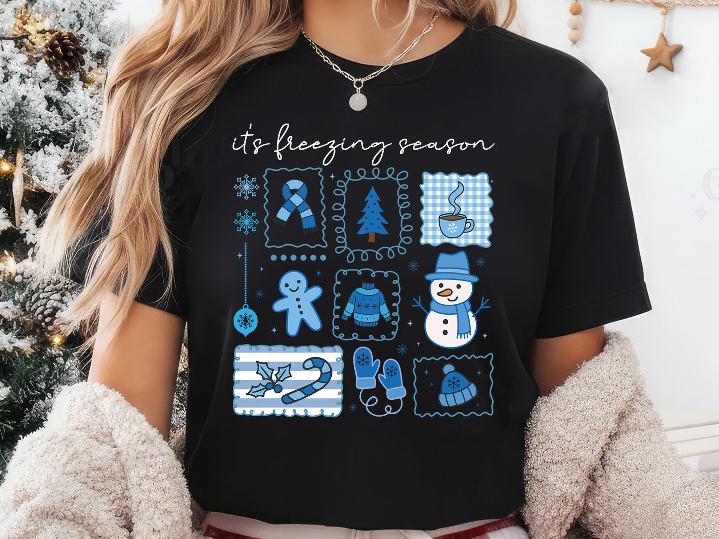 It's Freezing Season, Snowman Christmas Sublimation