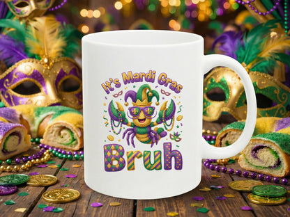 It's Mardi Gras Bruh Faux Yarn Sublimation
