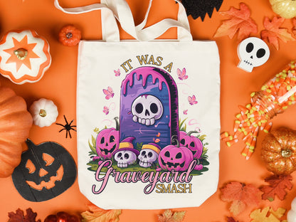 It was a Graveyard Smash - Pink Halloween Sublimation