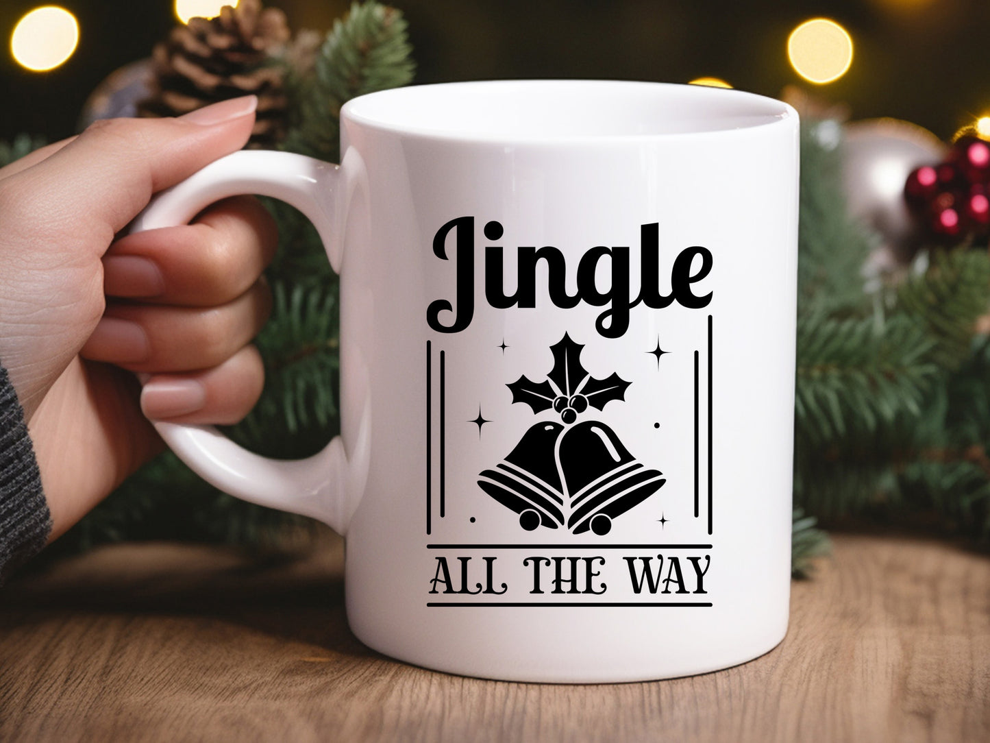 Jingle All The Way - Christmas SVG Cut File