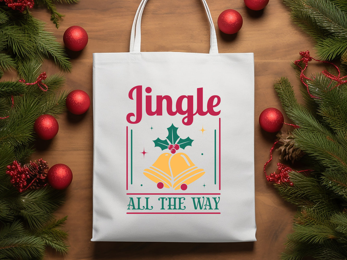 Jingle All The Way - Christmas SVG Cut File