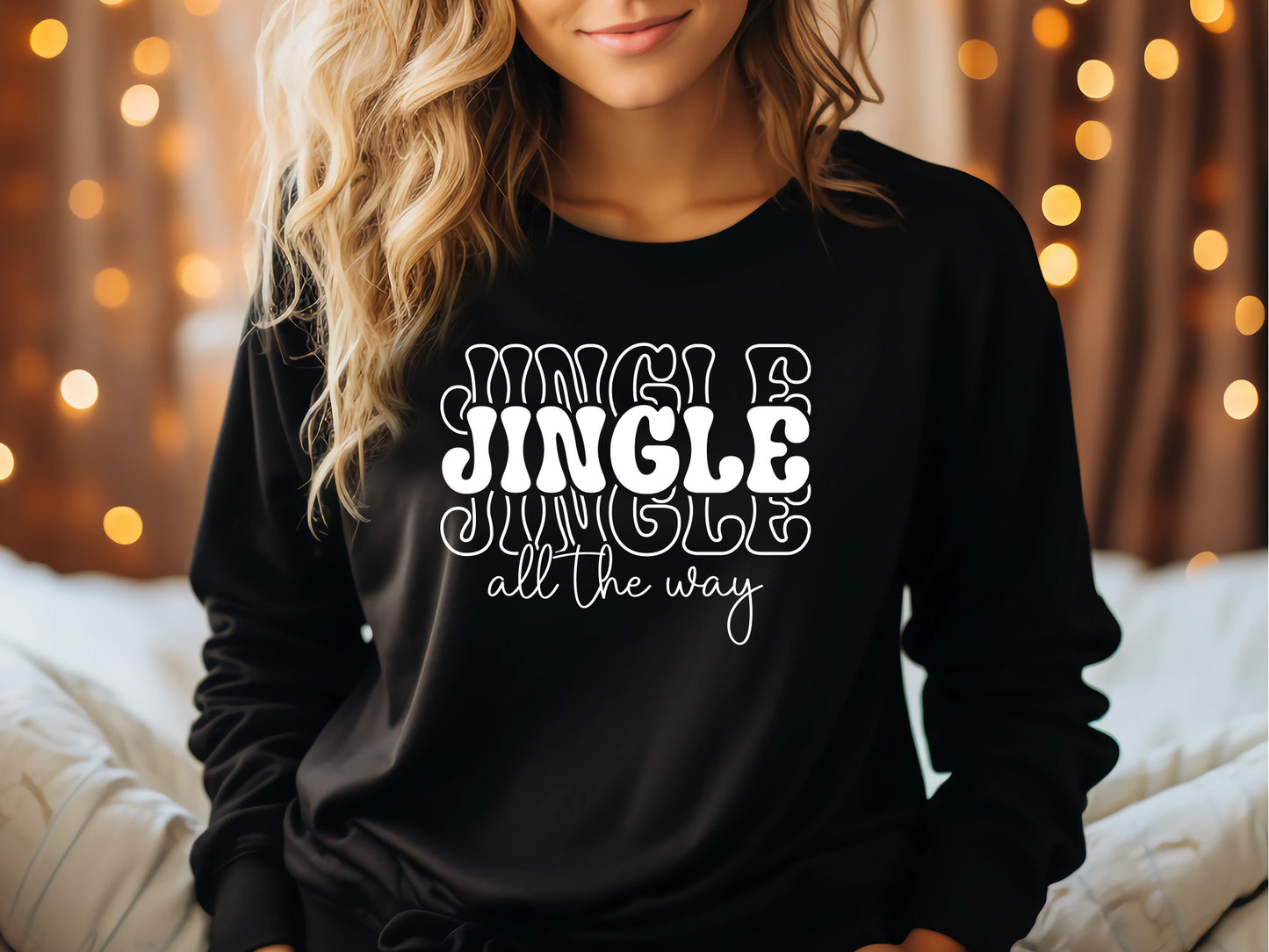 Jingle All the Way - Retro Christmas SVG Cut File