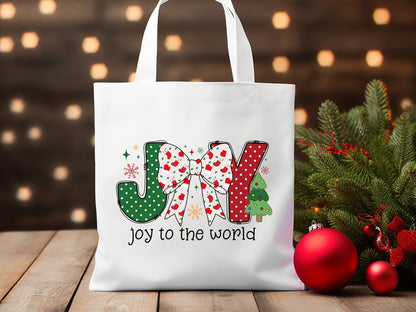 Joy to the World, Coquette Christmas PNG Design