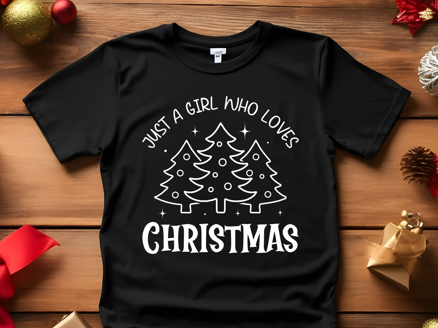 Just A Girl Who Loves Christmas SVG File