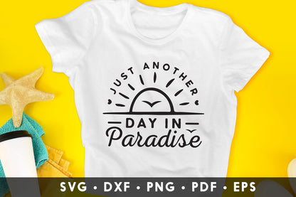 Just Another Day In Paradise, Cute Beach SVG