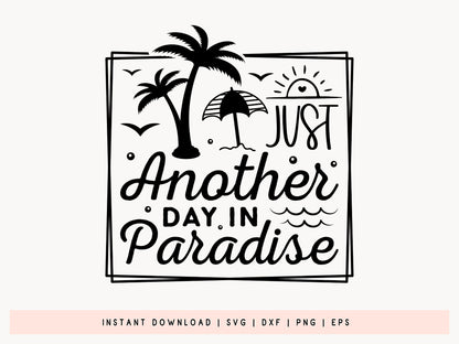 Just Another Day in Paradise, Beach SVG