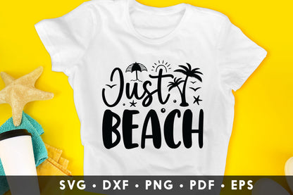 Just Beach SVG File for Cricut