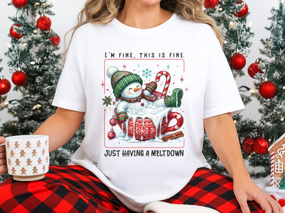 Just Having a Meltdown, Christmas Snowman PNG