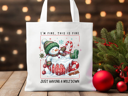 Just Having a Meltdown, Christmas Snowman PNG