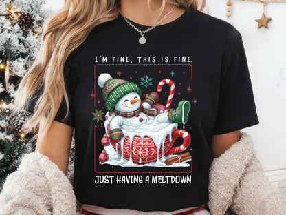 Just Having a Meltdown, Christmas Snowman PNG