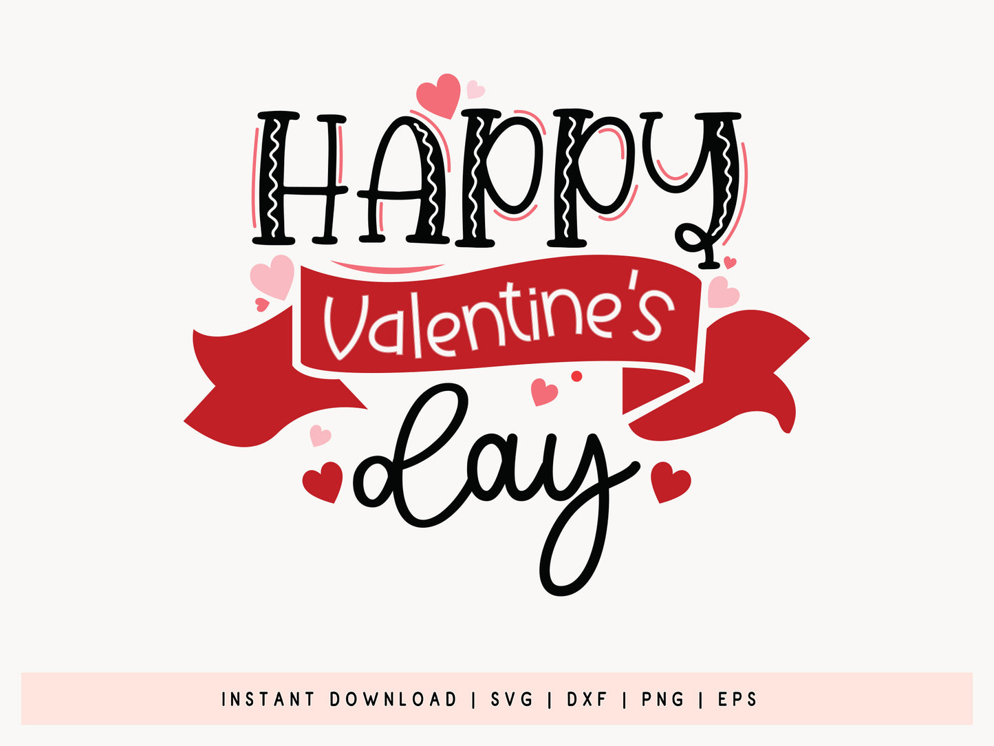 Kids Happy Valentine's Day SVG File