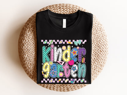 Kindergarten, Back to School Preppy Sublimation
