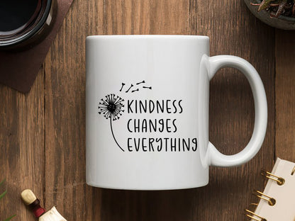 Kindness Changes Everything - Dandelion Motivational SVG