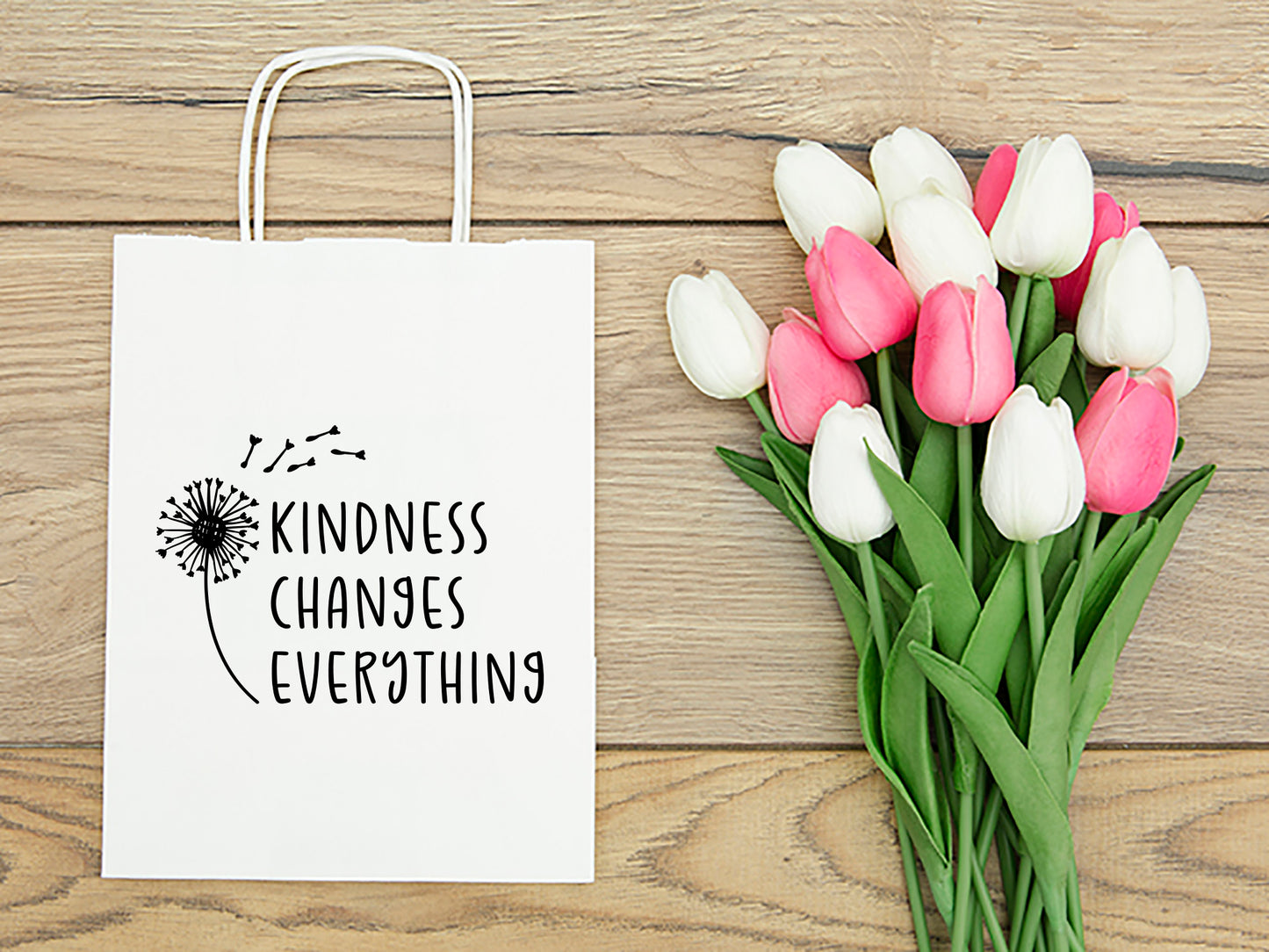 Kindness Changes Everything - Dandelion Motivational SVG