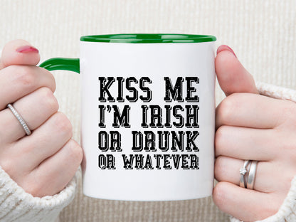 Kiss Me I'm Irish, St Patrick's Day SVG Vector