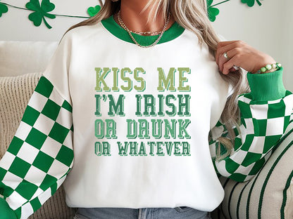 Kiss Me I'm Irish, St Patrick's Day SVG Vector