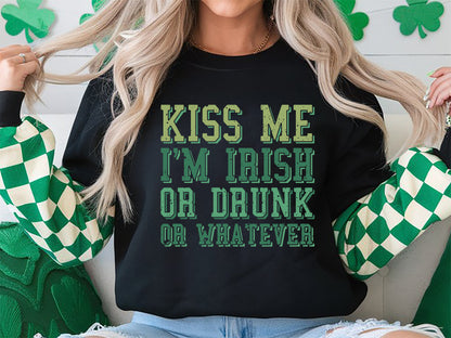 Kiss Me I'm Irish, St Patrick's Day SVG Vector