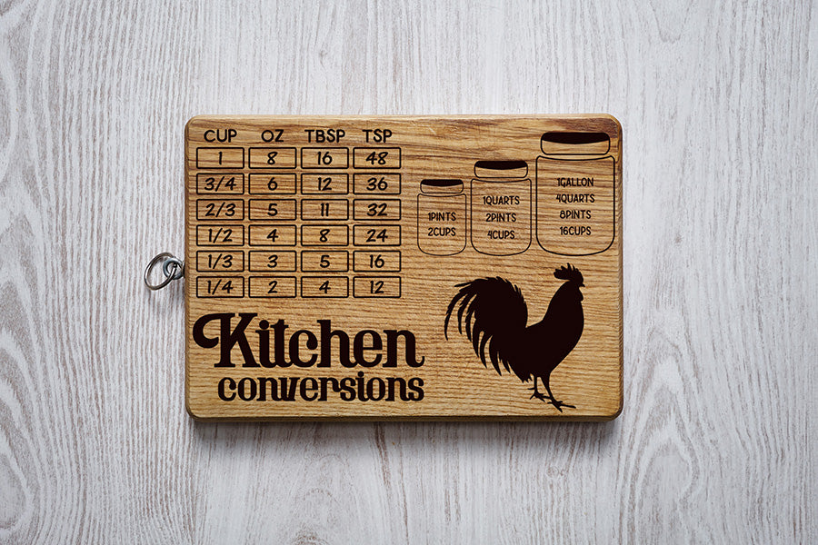 Kitchen Conversion Chart - SVG Bundle