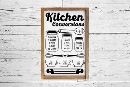 Kitchen Conversion Chart - SVG Bundle