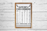 Kitchen Conversion Chart - SVG Bundle