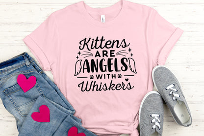 Kittens are Angels whiskers, Cat SVG Vector