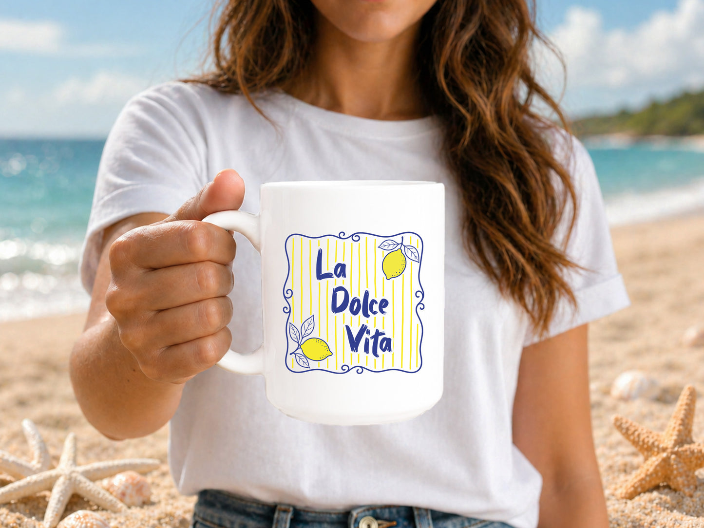La Dolce Vita, Coastal Summer Sublimation Design