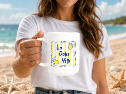 La Dolce Vita, Coastal Summer Sublimation Design
