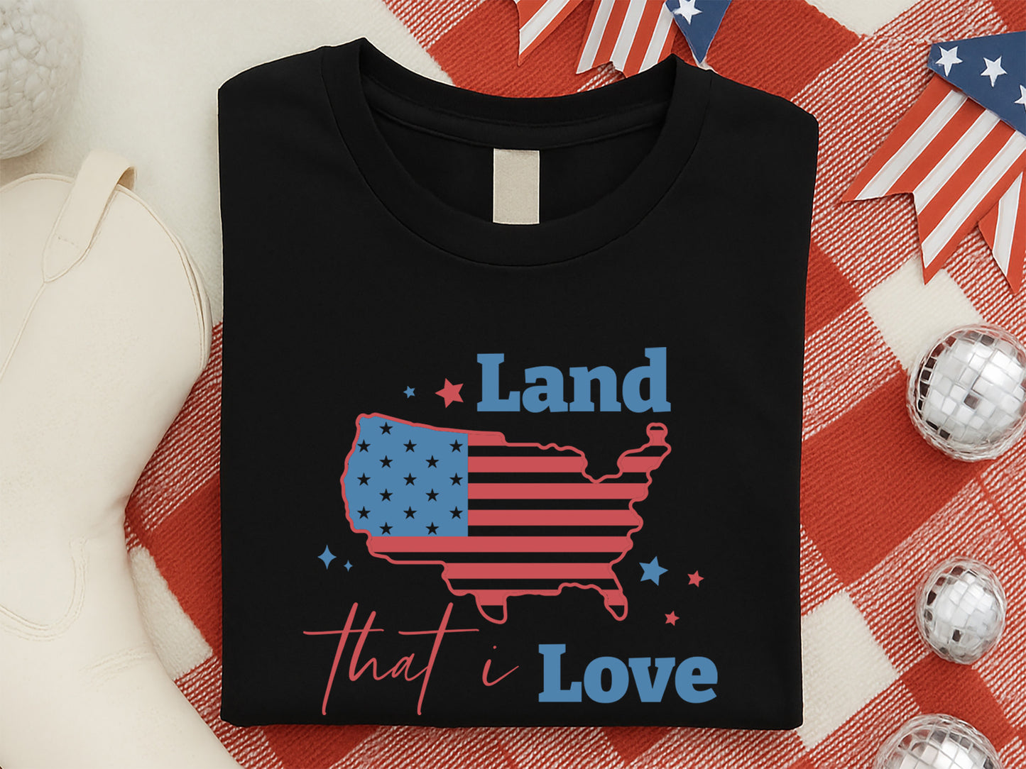 Land That I Love, 4th of July SVG Design