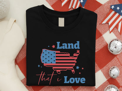 Land That I Love, 4th of July SVG Design
