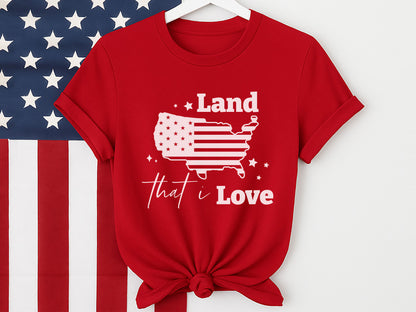 Land That I Love, 4th of July SVG Design