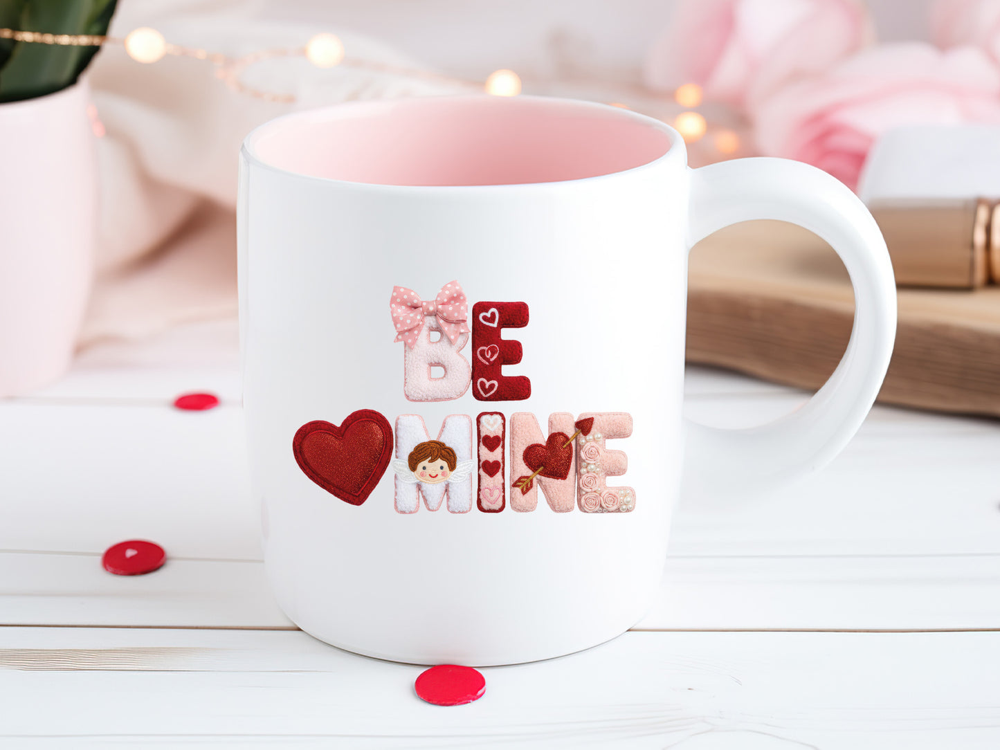 Latch Hook Yarn Be Mine Valentine's Day Sublimation